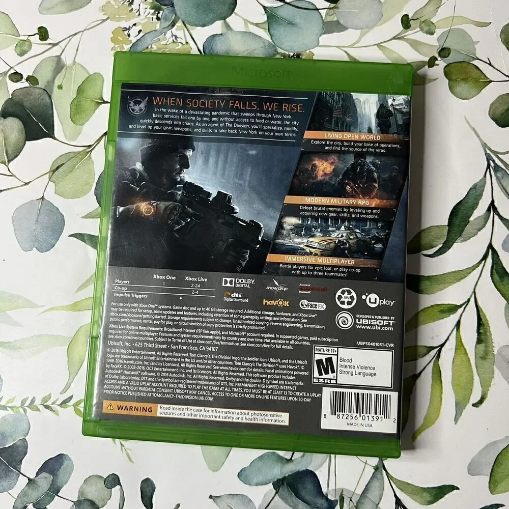 Tom Clancy's: The Division - Microsoft Xbox One